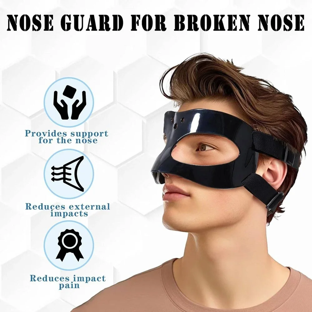 Adjustable‎ Nose Guard Face Mask for Broken Nose Sports Protection